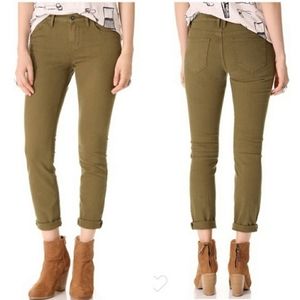 Madewell - Olive Skinny Skinny Ankle Jeans 28
